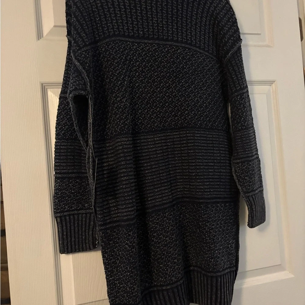 Lucky Brand Blue Oversized Knit Cardigan - Picture 9 of 16